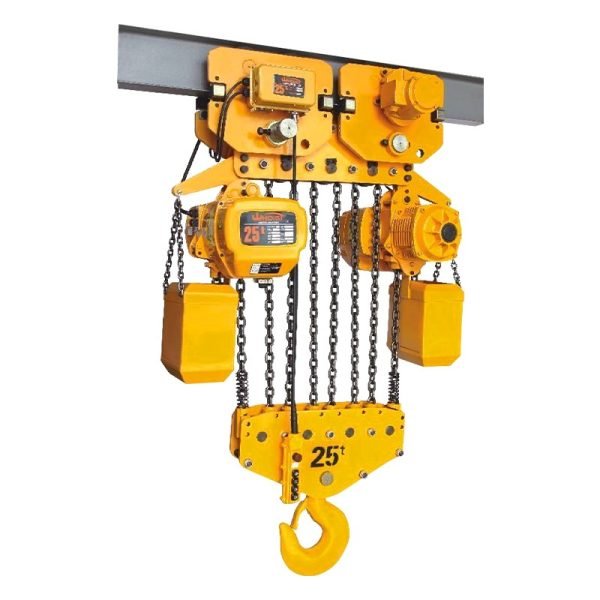 HHBB Mobile Hoisting Suspended Machinery Construction Electric Chain Hoist Cranes5