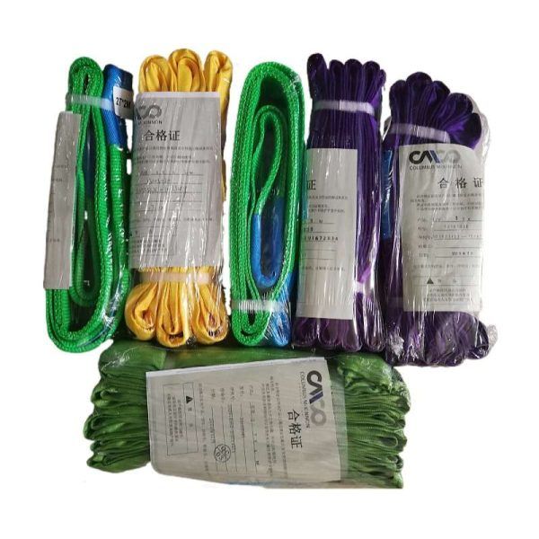 Double Layer RSD Polyester Webbing Lifting Sling Belt for Construction