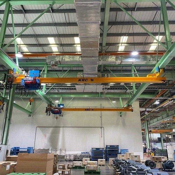 Single-beam Suspension hanging Overhead Crane Light Weight Overhead Travelling Crane7