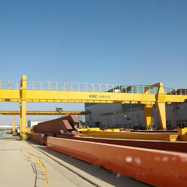 KRC Double Girder Over Head Mobile Gantry Crane With Wire Rope Hoist2
